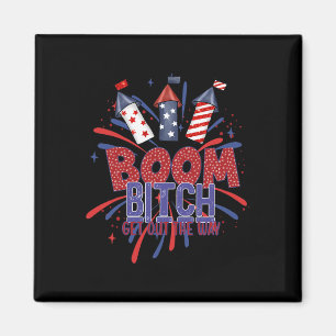 Feuerwerk 4. Juli Boom aus dem Weg Magnet