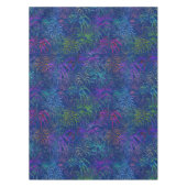 Feuerwerk 4. Juli farbenfrohe Sommermuster Tischdecke (Vorderseite)