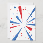 Feuerwerk 4. Juli GRILLEN Einladung (Rückseite)