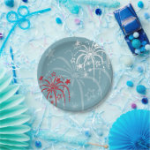 Feuerwerk 4. Juli Party Papierplatte Pappteller (Party)