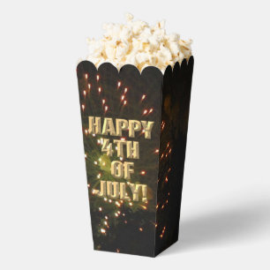 Feuerwerk 4. Juli Popcorn-Boxen Geschenkschachtel