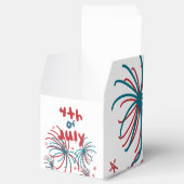 Feuerwerk 4. Juli Sterne GRILLEN Geburtstag Geschenkschachtel (Geöffnet)