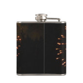 Feuerwerk 4. Juli umhüllter Kolben Flachmann (Rückseite)