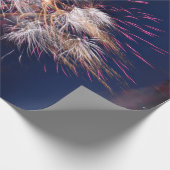 Feuerwerk 4. Juli Unabhängigkeitstag Geschenkpapier (Ecke)