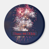 Feuerwerk 4. Juli Unabhängigkeitstag Magnet (Vorne)