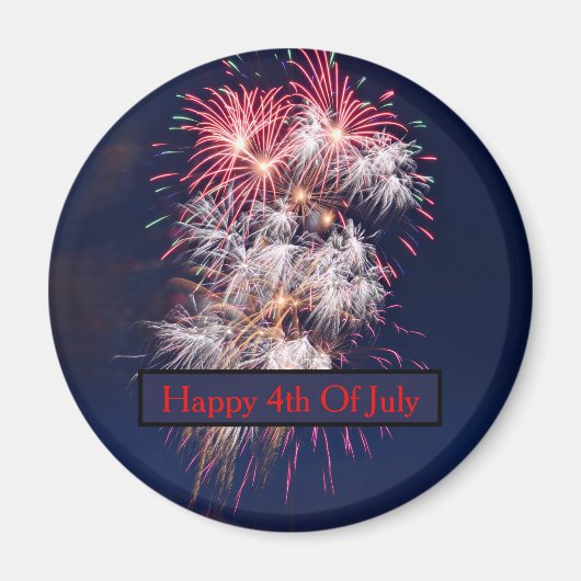Feuerwerk 4. Juli Unabhängigkeitstag Magnet (Vorne)
