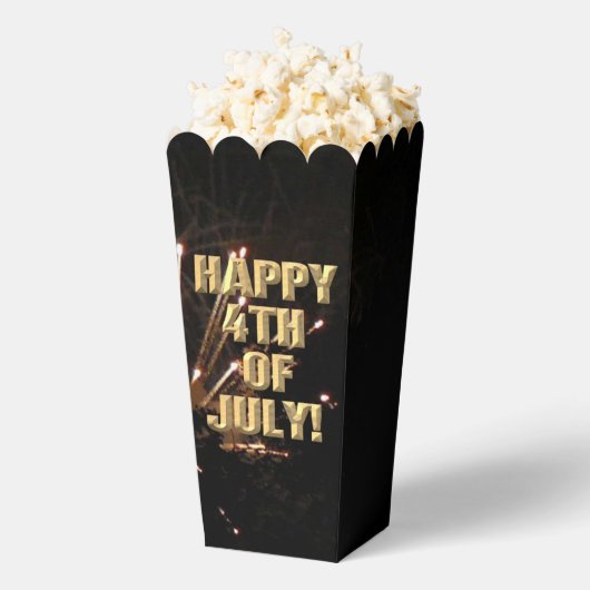 Feuerwerk 5 4. Juli Popcorn-Boxen Geschenkschachtel (Geplatzt)