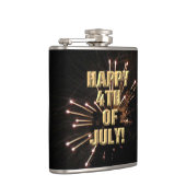 Feuerwerk 5 4. Juli umhüllter Kolben Flachmann (Rechts)