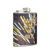 Feuerwerk 6 4. Juli umhüllter Kolben Flachmann (Rechts)