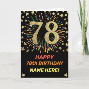 Geburtstag Grußkarte XXL Glückwunschkarte Geburtstagskarten #781 DigitalOase 78