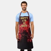 Feuerwerk 7 4. Juli Koch Schürze (Getragen)