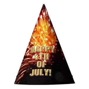 Feuerwerk 8 4. Juli Party Hut Partyhütchen