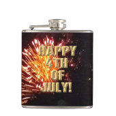 Feuerwerk 8 4. Juli umhüllter Kolben Flachmann (Vorderseite)