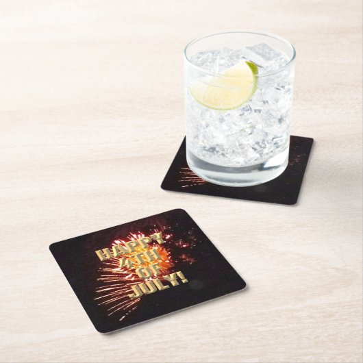 Feuerwerk 8 4. Juli Untersetzer Papier (Vor Ort)