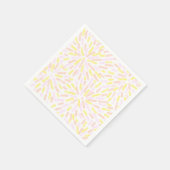 Feuerwerk Abstrakt Pangender Pride Flag Pastell Serviette (Ecke)