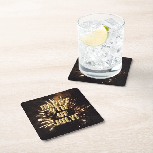 Feuerwerk am 10. 4. Juli Untersetzer (Vor Ort)