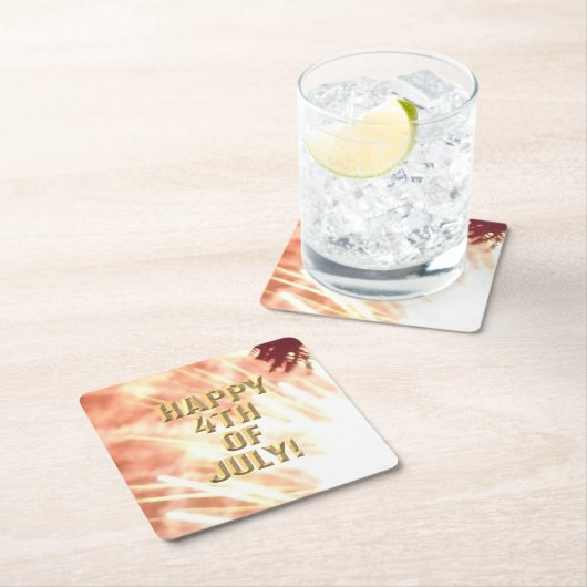 Feuerwerk am 12. 4. Juli Untersetzer (Vor Ort)