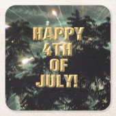 Feuerwerk am 13. Juli Untersetzer (Vorderseite)