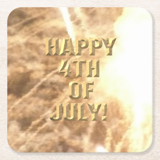 Feuerwerk am 15. Juli Untersetzer (Vorderseite)