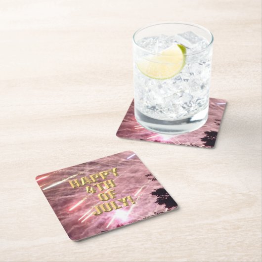 Feuerwerk am 17. Juli Untersetzer (Vor Ort)