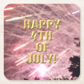 Feuerwerk am 17. Juli Untersetzer (Vorderseite)