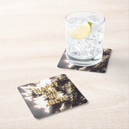 Feuerwerk am 24. Juli Untersetzer (Vor Ort)