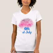 Feuerwerk am 4. Juli T-Shirt (Vorderseite)