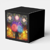 Feuerwerk am Stadtrand Geschenkschachtel (Rückseite)