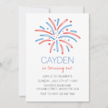 Feuerwerk Amerikanische Unabhängigkeitstag Geburts