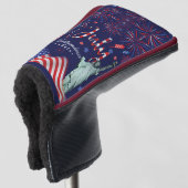 Feuerwerk Amerikanische Unabhängigkeitstag mit der Golf Headcover (3/4 Vorderseite)