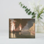 Feuerwerk an der Seine Postkarte (Stehend Vorderseite)