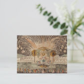 Feuerwerk-Anzeige am Platz Louis XV Postkarte (Stehend Vorderseite)
