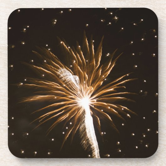 Feuerwerk-Anzeige auf der Savannah River Getränkeuntersetzer (Vorderseite)