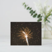 Feuerwerk-Anzeige auf der Savannah River Postkarte (Stehend Vorderseite)