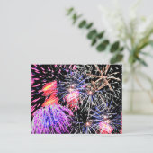 Feuerwerk-Anzeige, ZSSG Postkarte (Stehend Vorderseite)