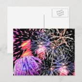Feuerwerk-Anzeige, ZSSG Postkarte (Vorne/Hinten)