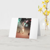 Feuerwerk anzeigen karte (Gelbe Blume)