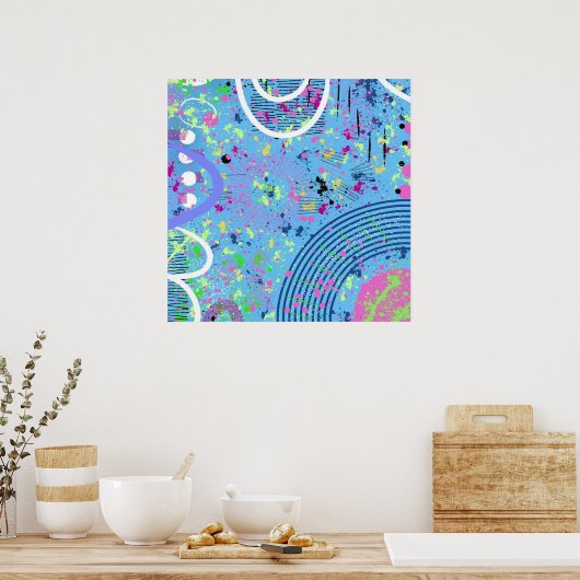 Feuerwerk anzeigen poster (Küche)