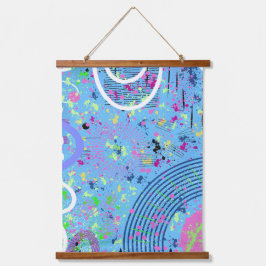 Feuerwerk anzeigen wandteppich mit holzrahmen