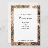 Feuerwerk aus funkelnd Gold Abstrakt Einladung (Vorderseite)