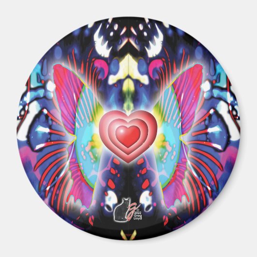 Feuerwerk-Ausbrüche Magnet (Vorne)