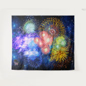 Feuerwerk-Ausbrüche Wandteppich (Vorderseite (Horizontal))