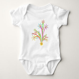 Feuerwerk Baby Strampler