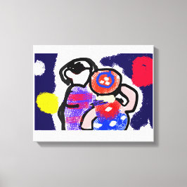 Feuerwerk beobachten leinwanddruck