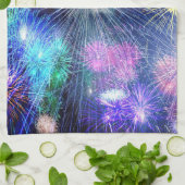 Feuerwerk-Blast Geschirrtuch (Gefaltet)