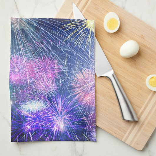 Feuerwerk-Blast Geschirrtuch (Viertel Falte)