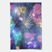 Feuerwerk-Blast Geschirrtuch (Vertikal)
