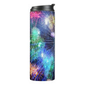 Feuerwerk-Blast Thermosbecher (Nach links gedreht)