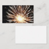 Feuerwerk-Burst Visitenkarte (Vorne/Hinten)