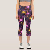 Feuerwerk Capri Leggings (Vorderseite)
